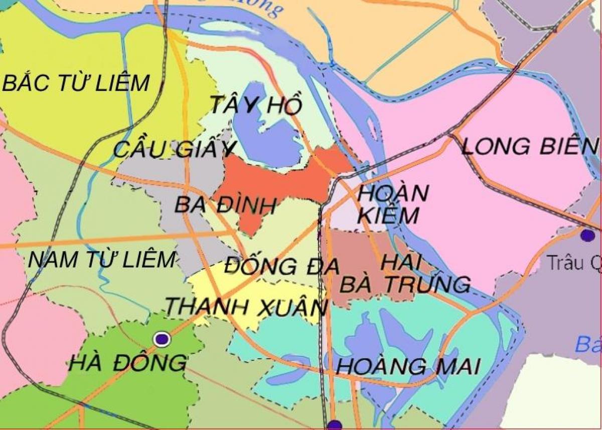 Térkép ha dong kerület hanoi
