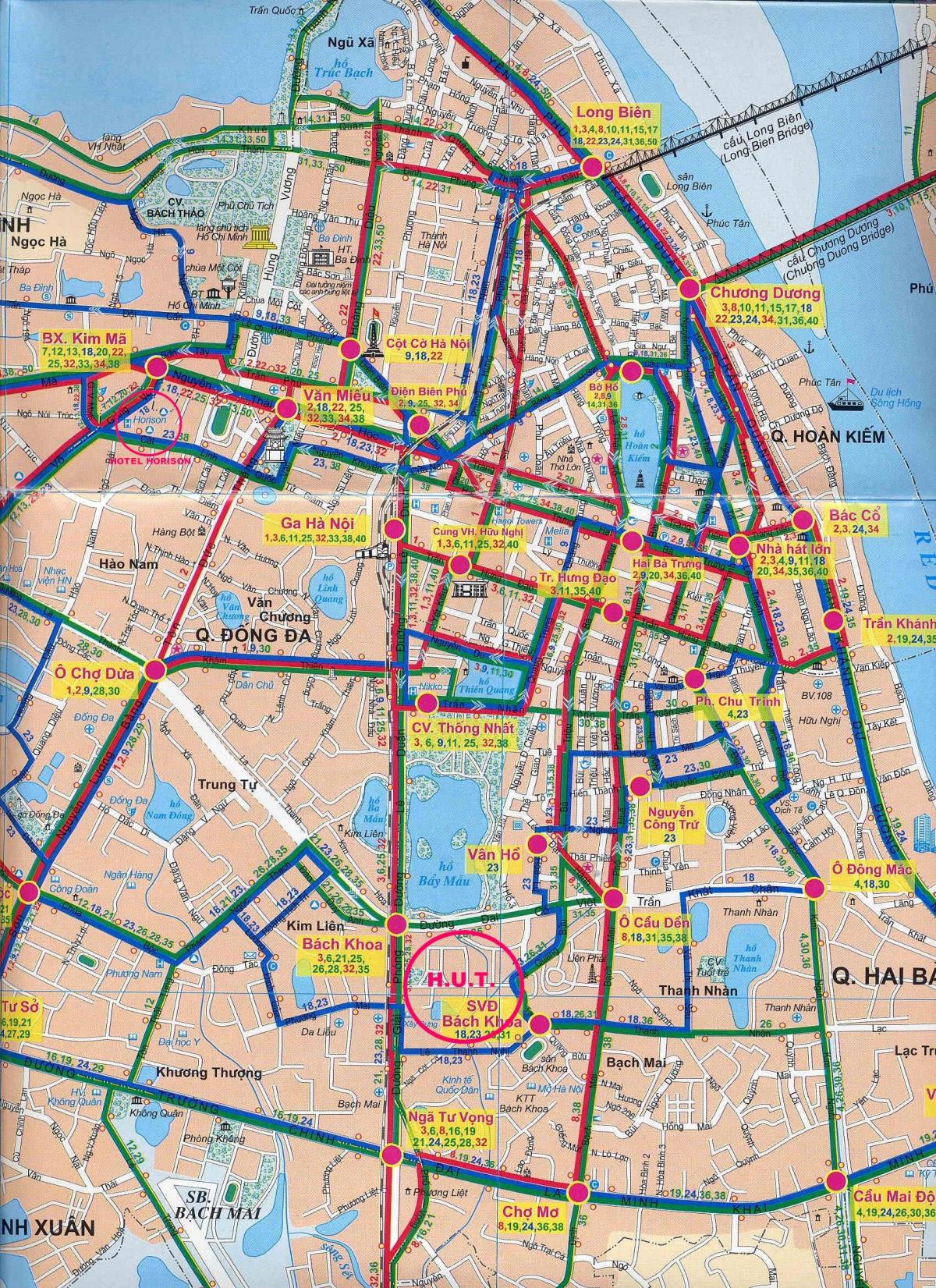Térkép hanoi busz út 17