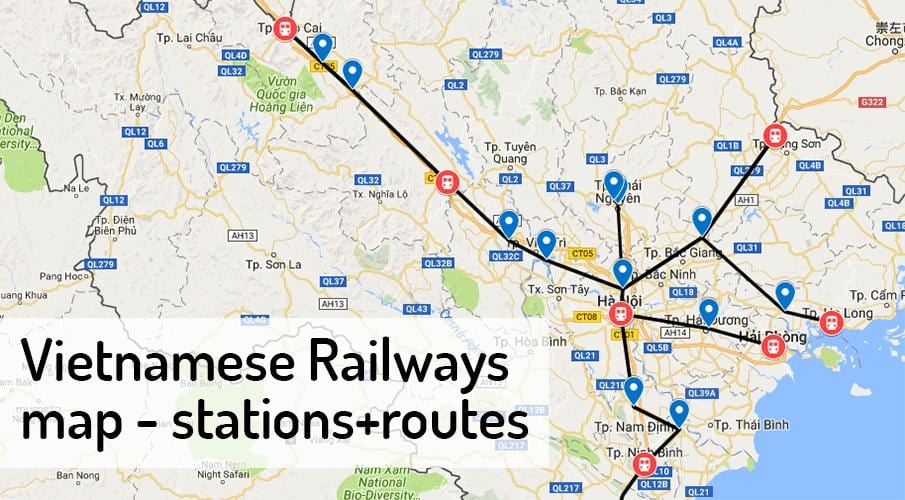 Térkép hanoi vasútállomás 