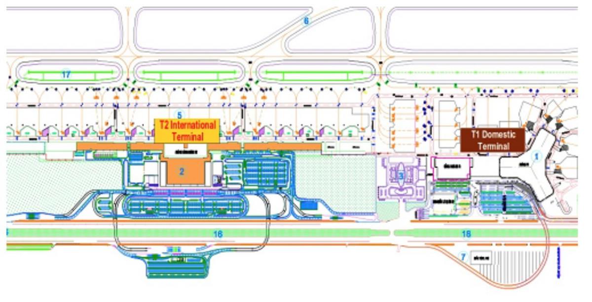 hanoi repülőtéri terminál térkép