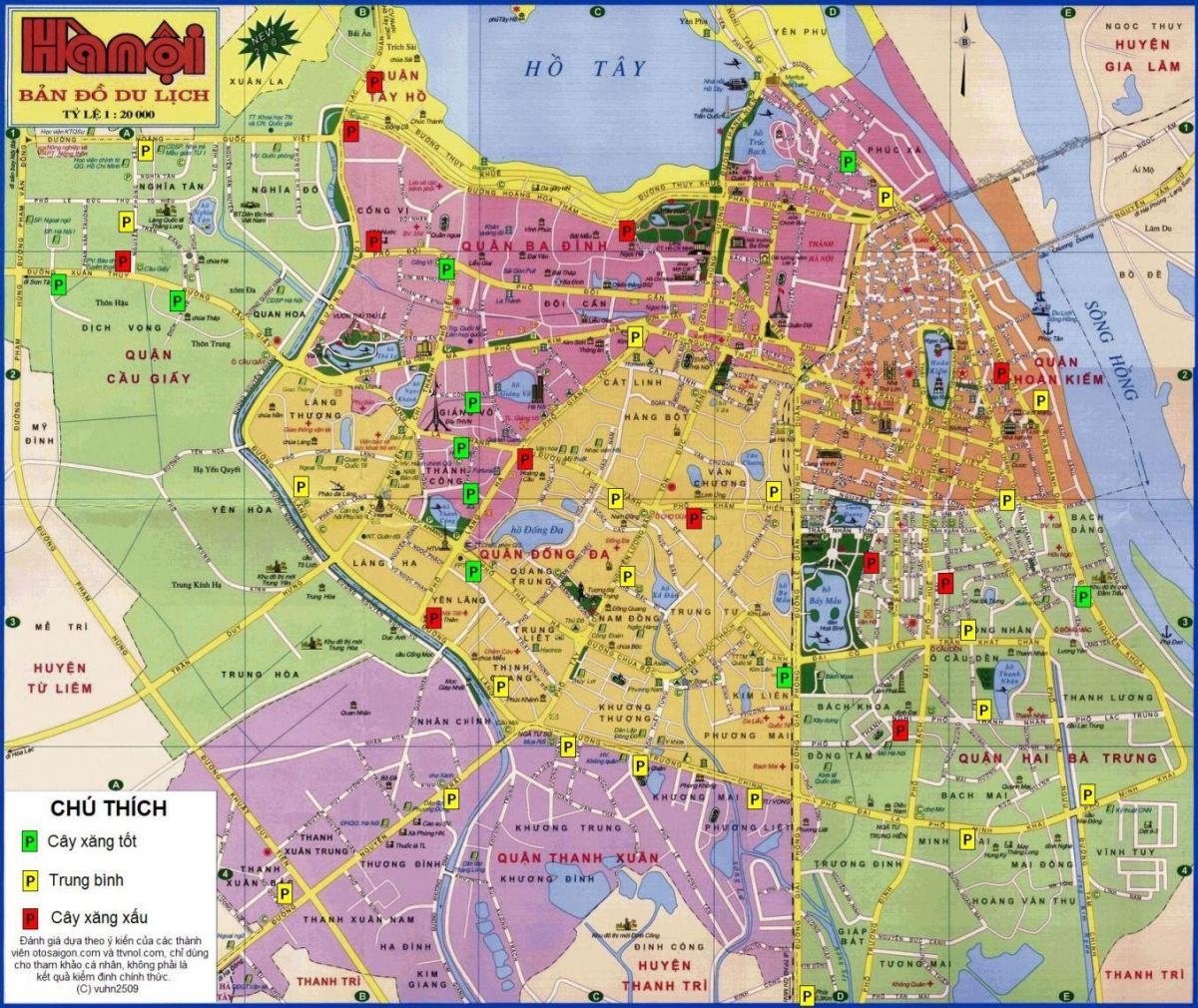 hanoi a térképen