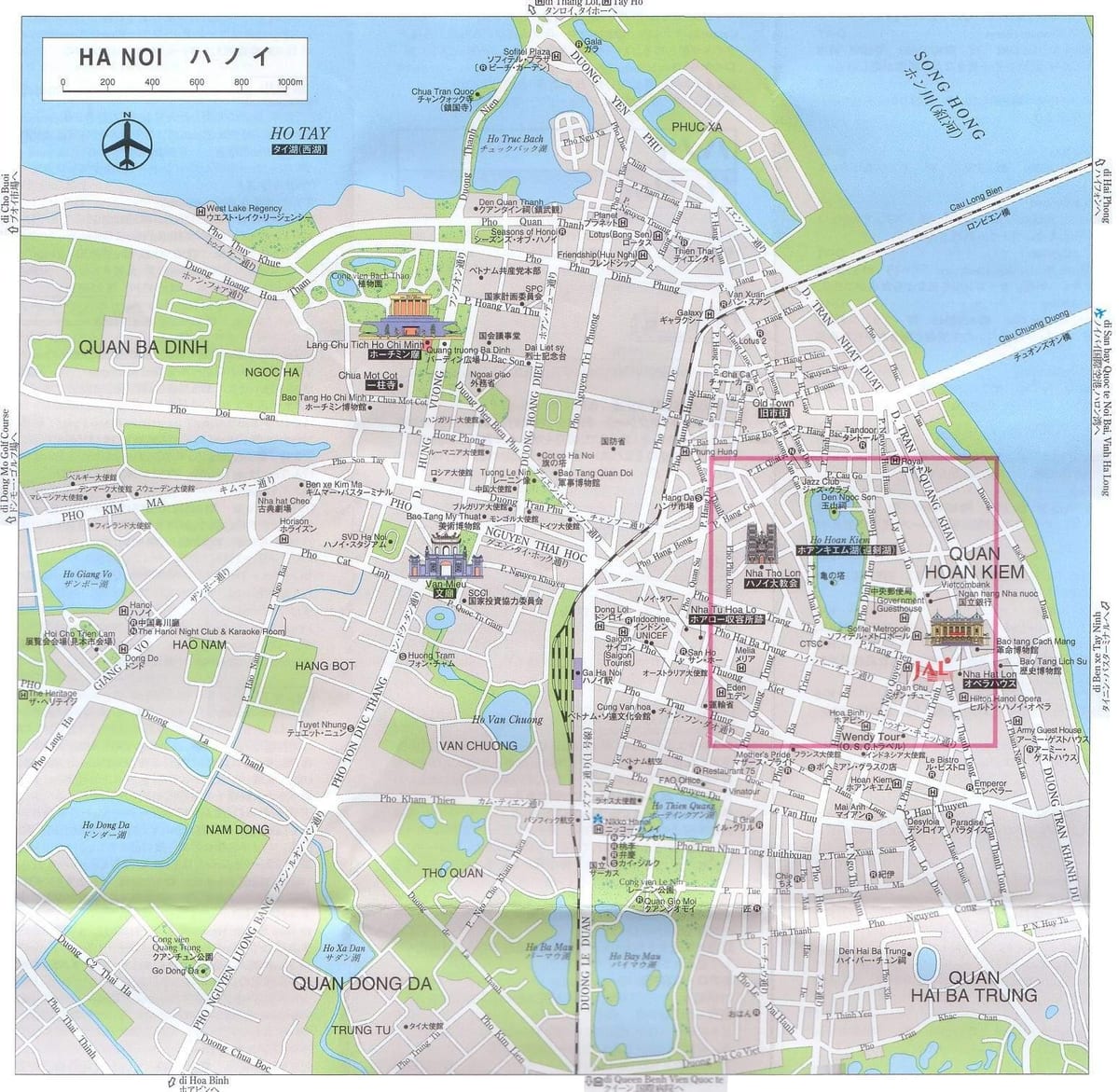 Térkép meleg hanoi