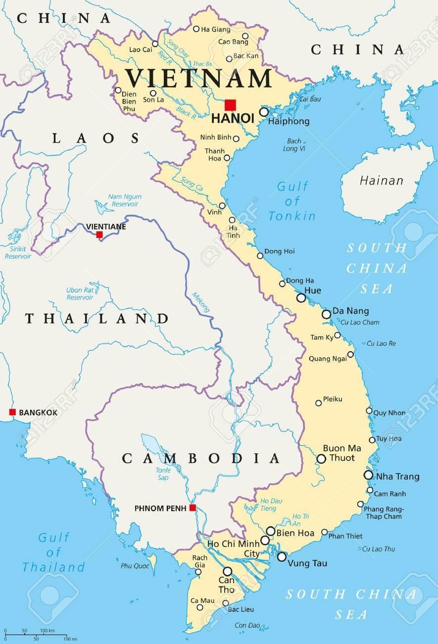 hanoi térképen