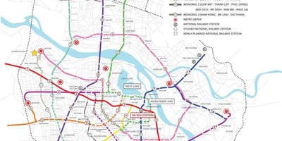 Térkép hanoi metró
