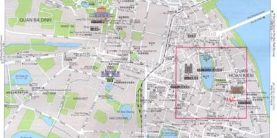 Térkép meleg hanoi